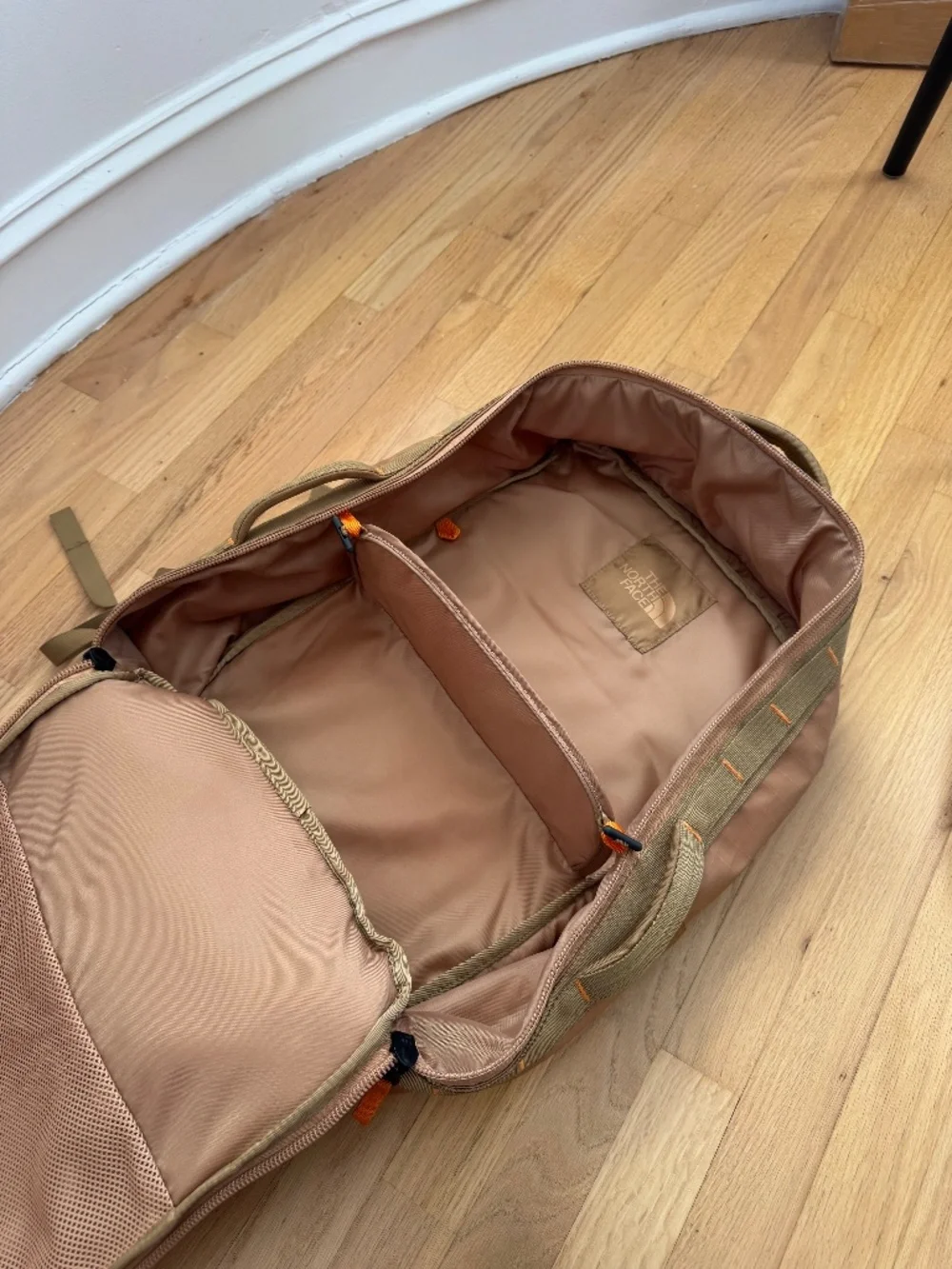 The North Face Base Camp Voyage Travel Pack (35 liters/large) in Almond Butter - Picture 2 of 11